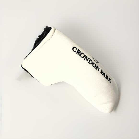 Unbranded Other - Crondon Park Golf Course Name Blade Putter White Golf Club Head Cover